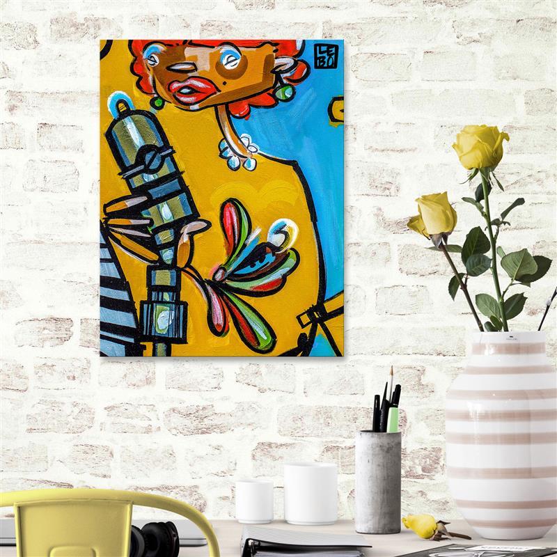 We Rock The Be-Bop Vocals - Mineral Print
